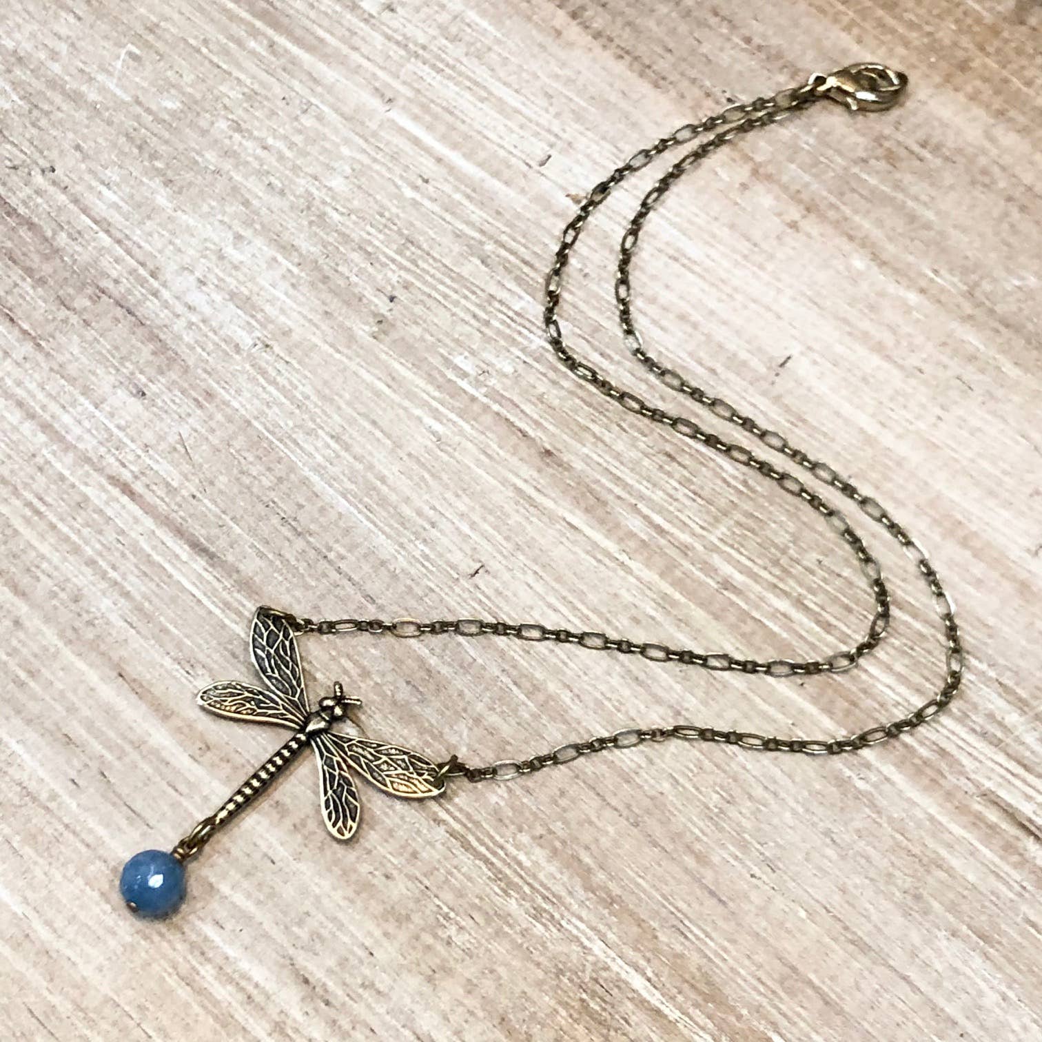 Lorraine Frances Jewelry - Wholesale Pendant/Charm Necklace - Dragonfly Gemstone Necklace1