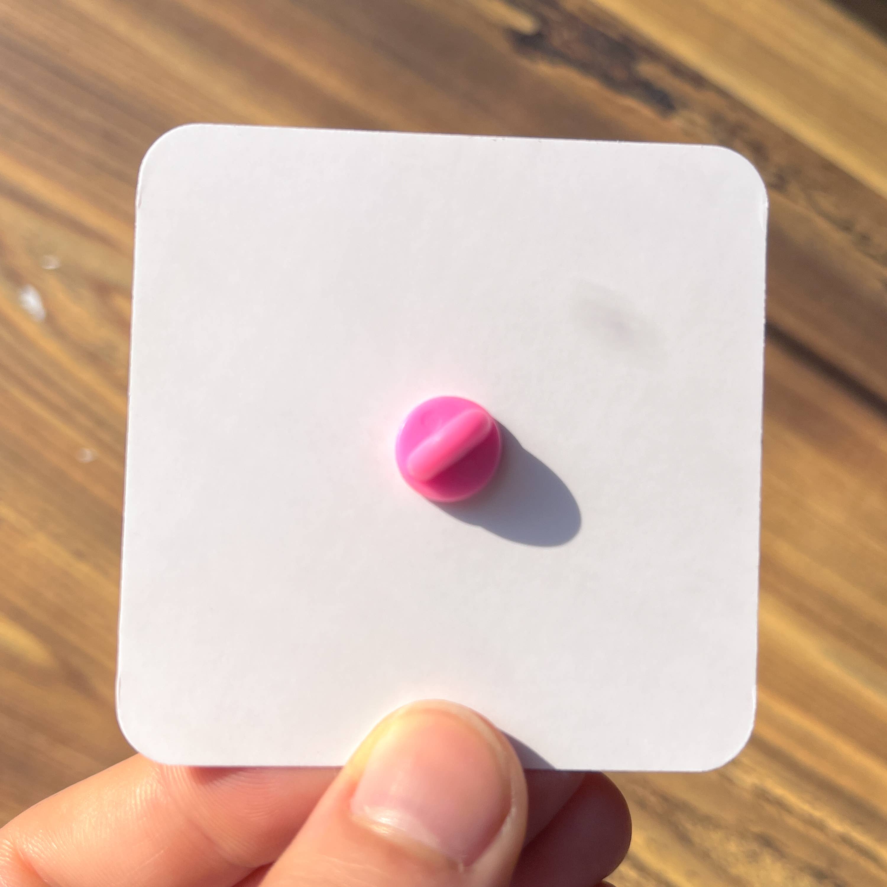 Rowan Kingsbury - Wholesale Lapel Pin/Button - Chickadee Wooden Pin2