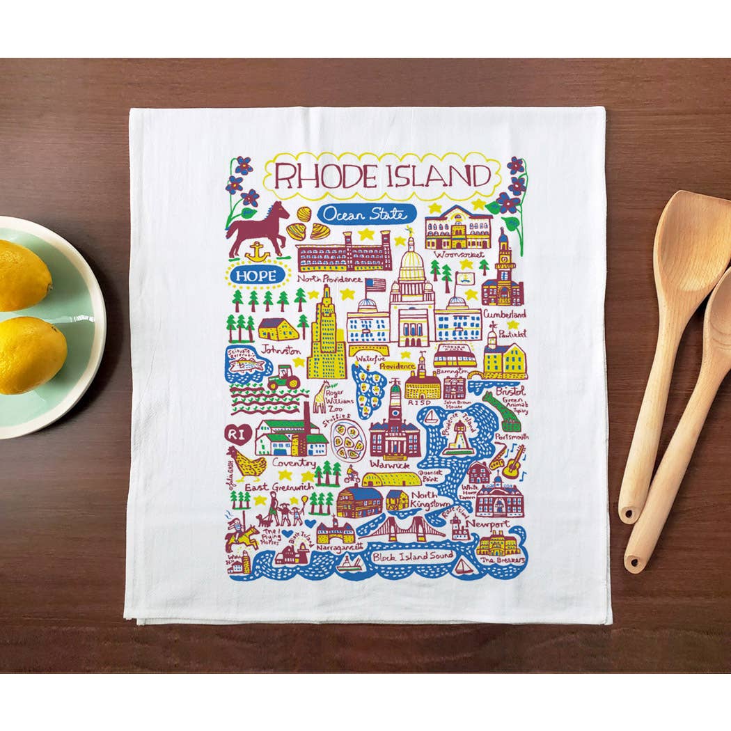 Allport Editions - Wholesale Tea Towel - Statescapes Towel Series - see all 29 States!23