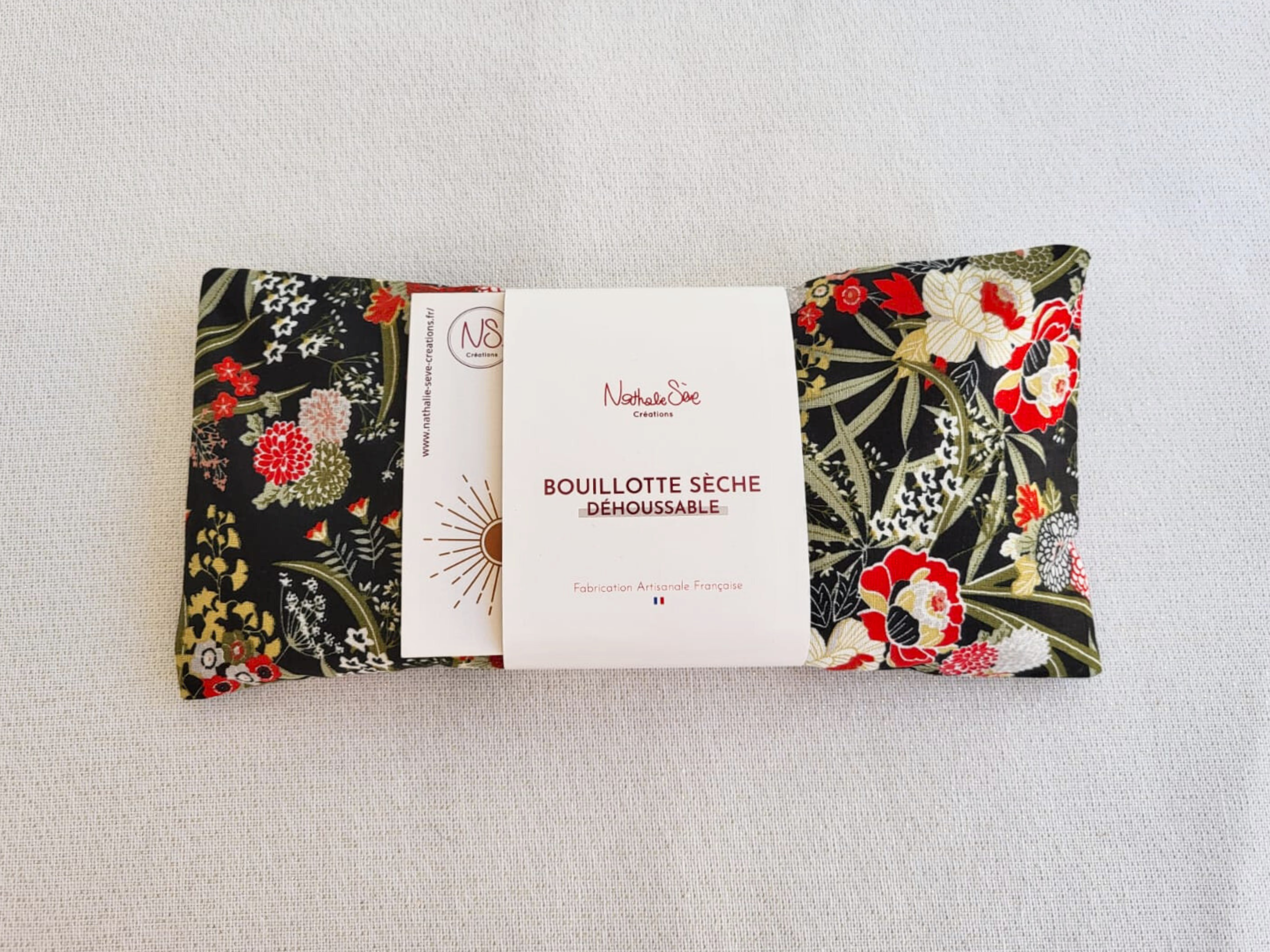 NS par Nathalie SEVE - Vente Compresses chaud/froid - Mini bouillotte  déhoussable  blé, lin ou noyaux de cerises7