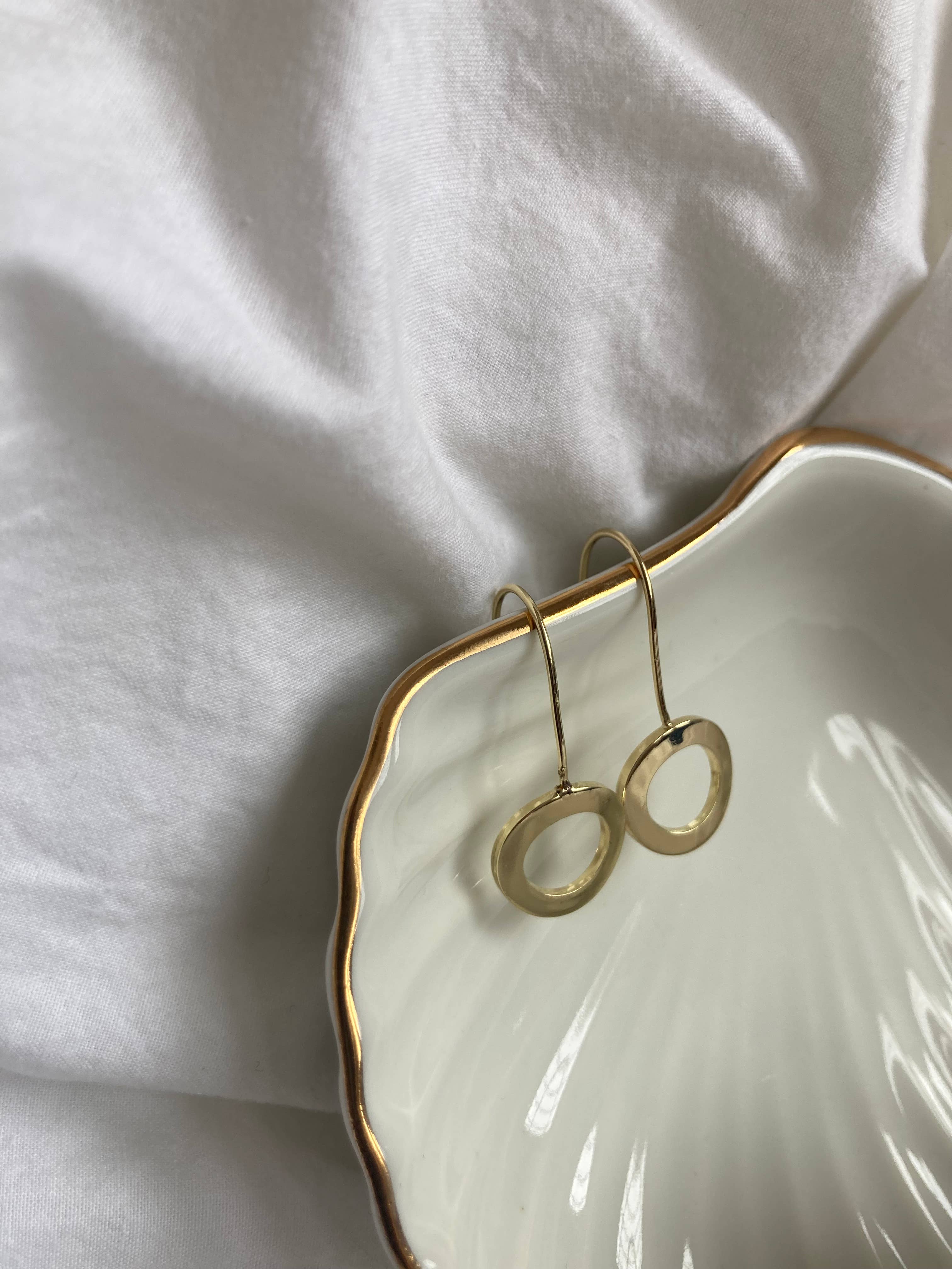 deMar - Wholesale Dangle Earrings - MINIMAL GOLD EARRINGS1