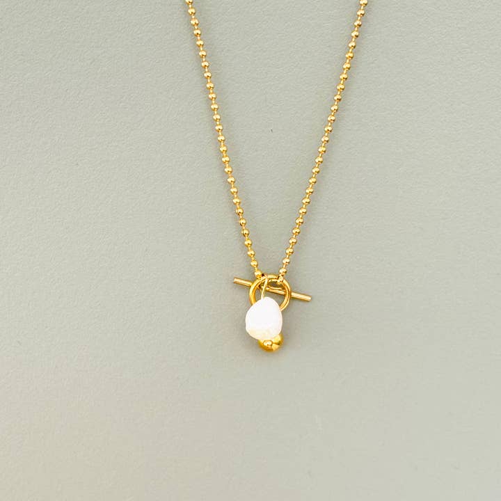 Cassette Barcelona - Wholesale Pendant/Charm Necklace - Irma Charm Necklace w Pearl