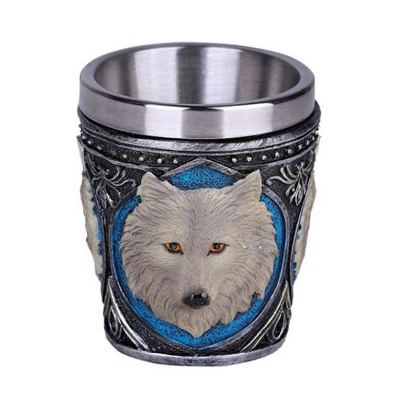 Pacific Trading - Wholesale Shot Glass - Grey Wolf Shot Glass0