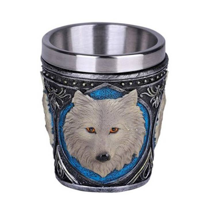 Pacific Trading - Wholesale Shot Glass - Grey Wolf Shot Glass