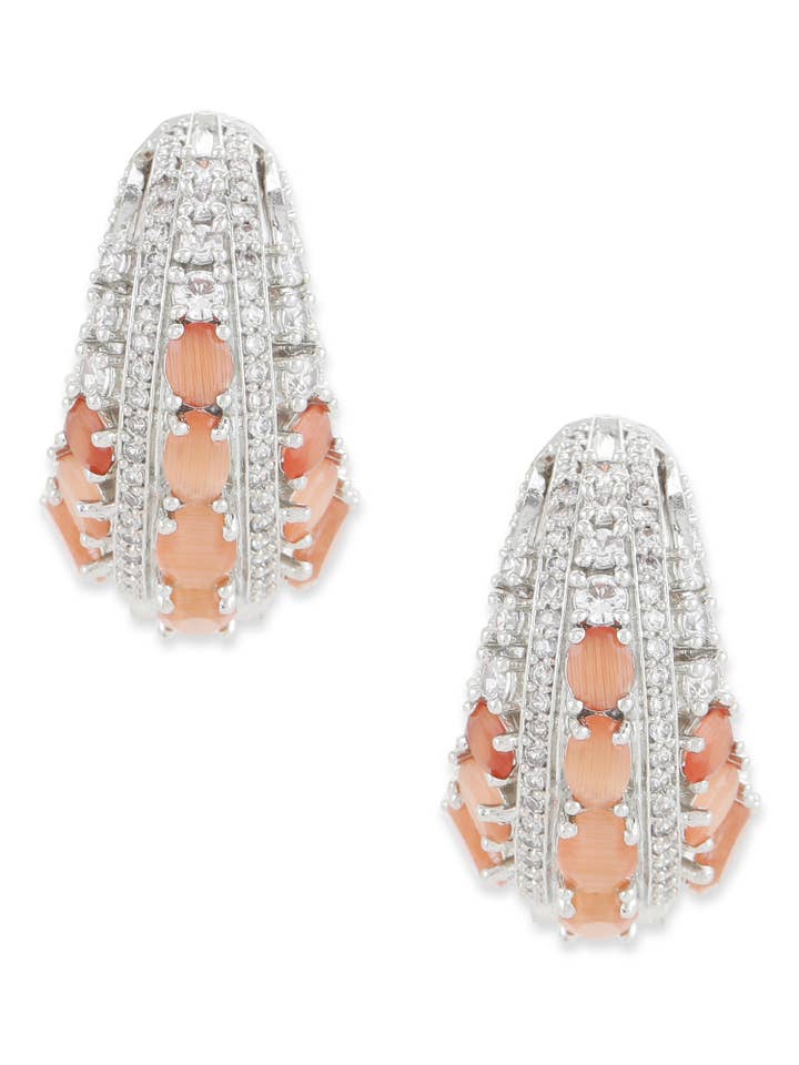 Aros Diamante Pêssego por atacado de Ritu Singh