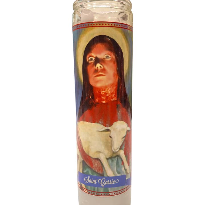 Carrie White Devotional Prayer Saint Candle for wholesale by The Luminary and Co.