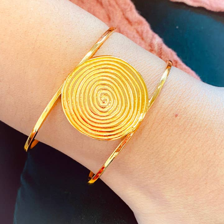 Maya Swirl Cuff for wholesale by Lexi Jewelry