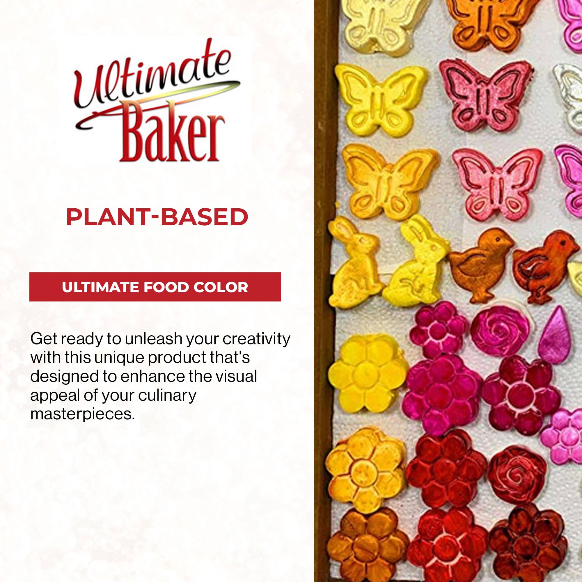 Ultimate Baker – Kit de decoração de bolos por atacado – Corante Alimentar Vermelho Natural Ultimate Baker (1x12g)3