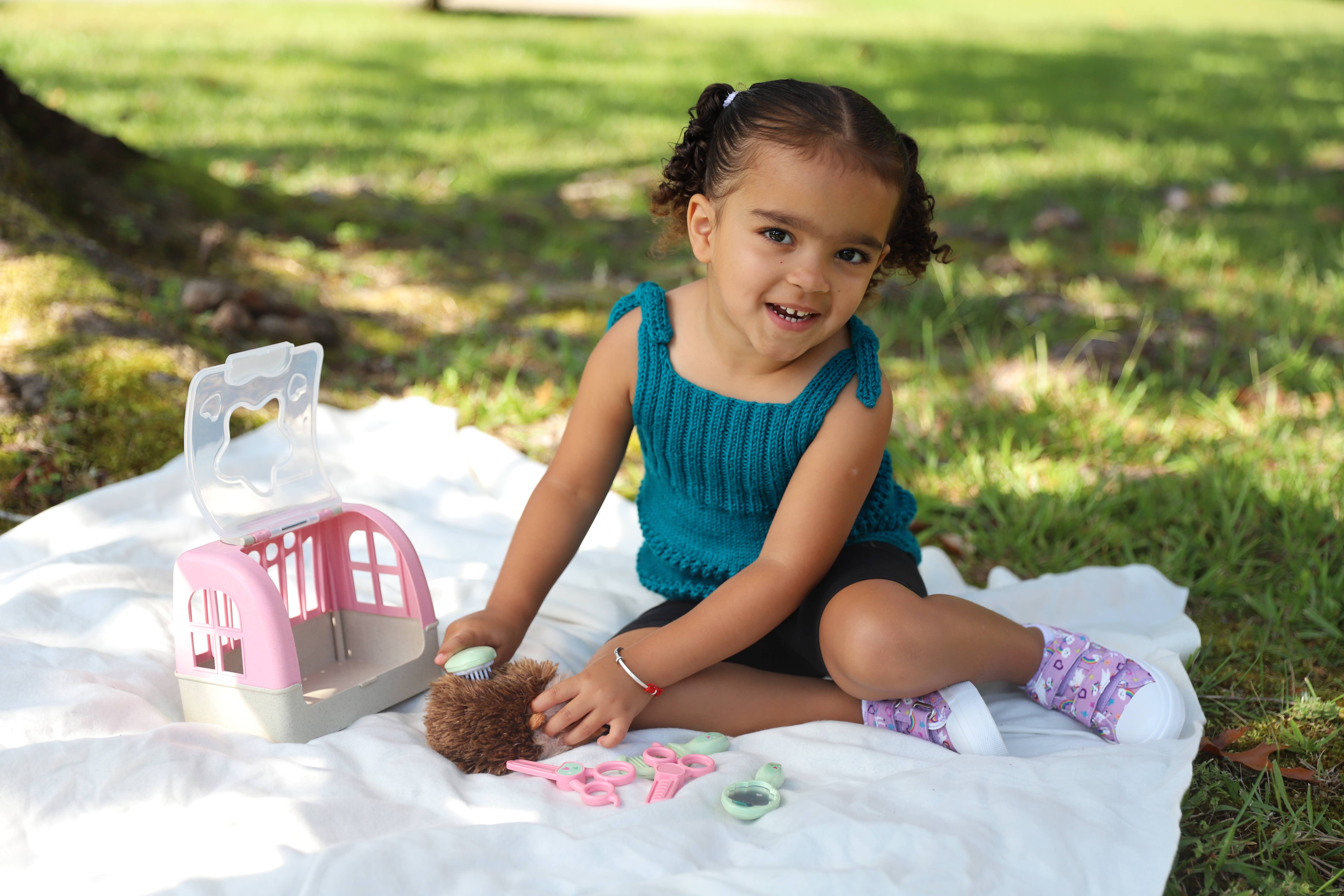 Kelley and Company - Vente Peluche – enfant et bébé - Ensemble de soins pour cochon d'Inde en peluche2