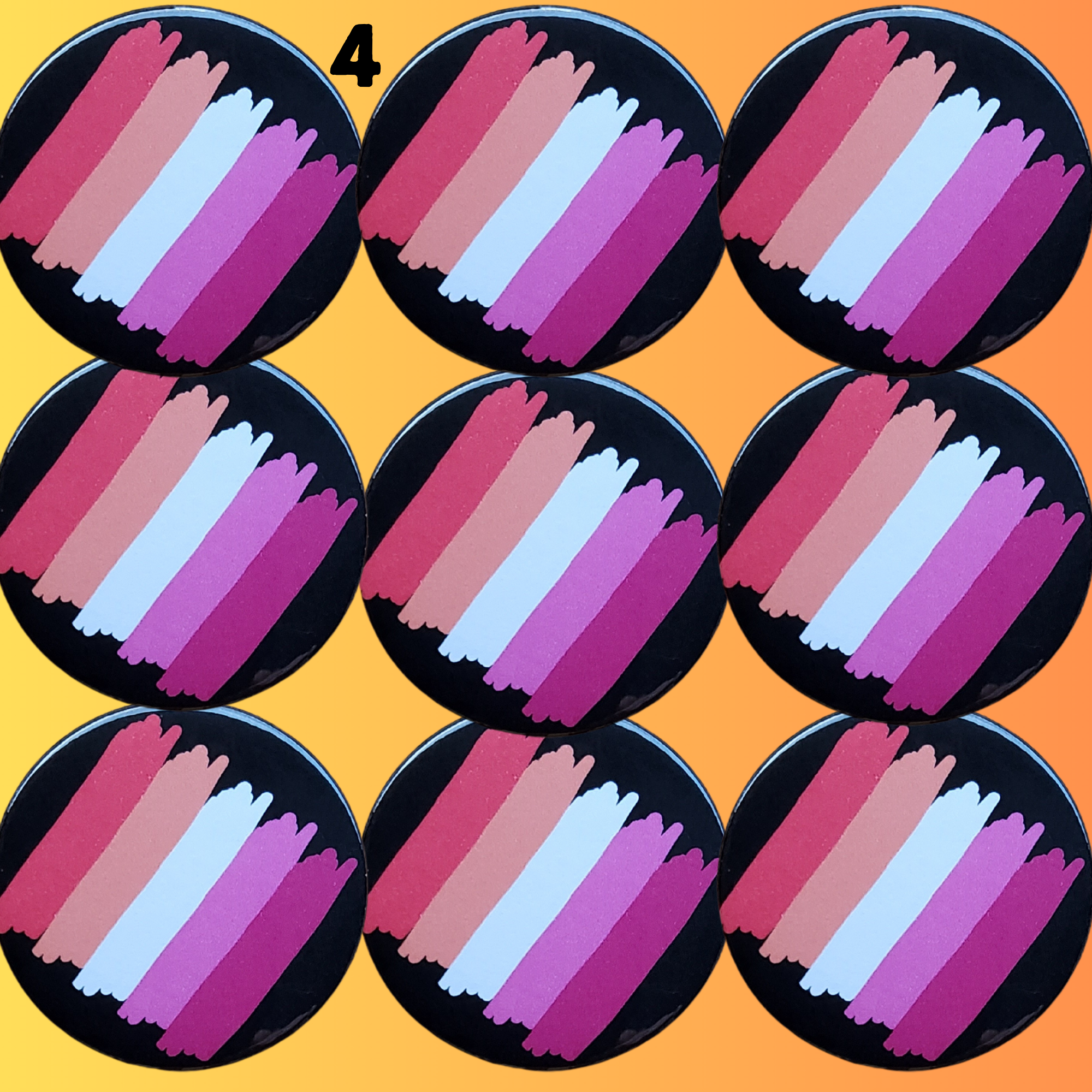 sent with Pride - Vente Épinglettes/boutons - Badges lesbiens Badges à épingles Pride Lesbian Pin Badges2