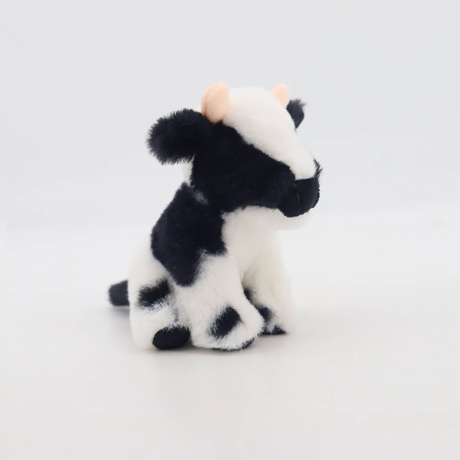 Jomanda Soft Toys & Accessories - Vendita all'ingrosso Peluche - Bambini e neonati - Peluche morbido a forma di mucca da latte bianco e nero (11 cm)2