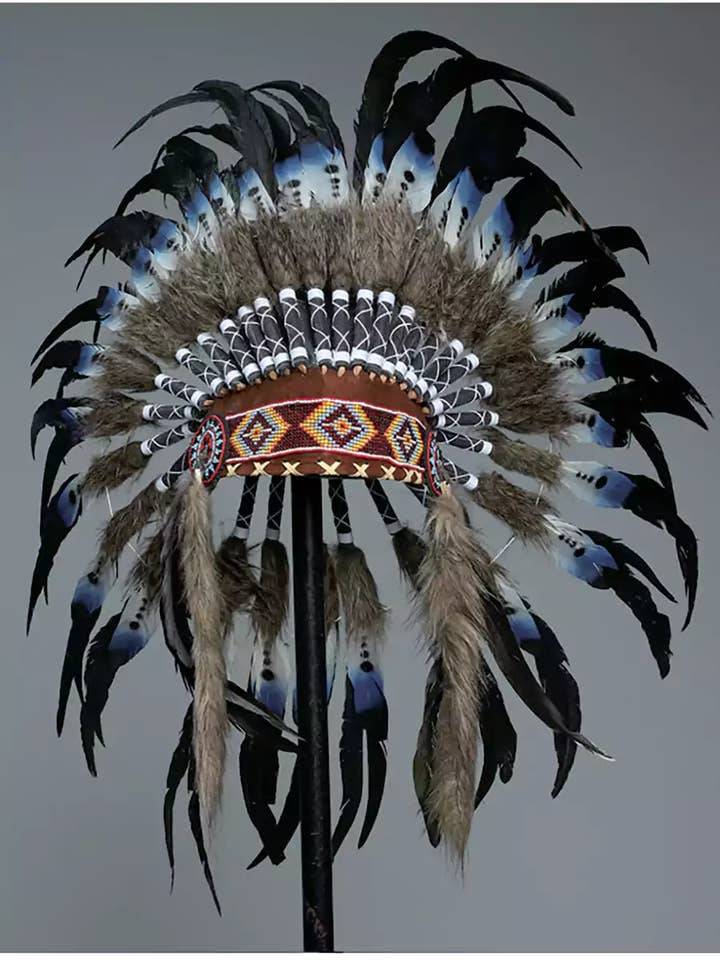 Native Indian Feather Hats-3 . for wholesale by Puka Creations