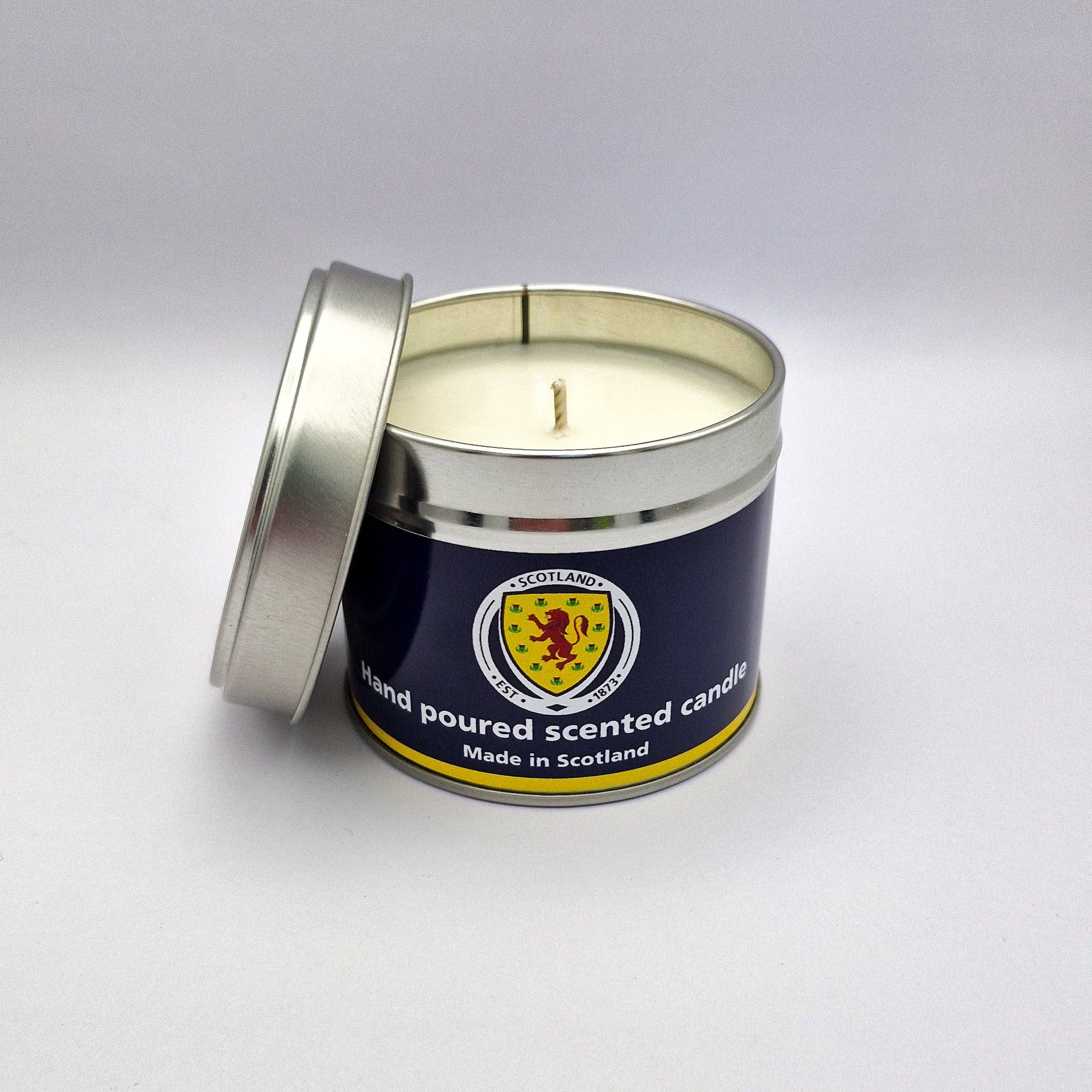 The Stirling Candle Company – wholesale Travel candles – Official Scotland National Football Team Travel Tin Candle2