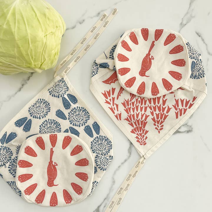 Halo Dish Covers - Wholesale Grocery/Shopping Bag - Produce Bag Tie Top Reusable Organic Cotton for shopping 1