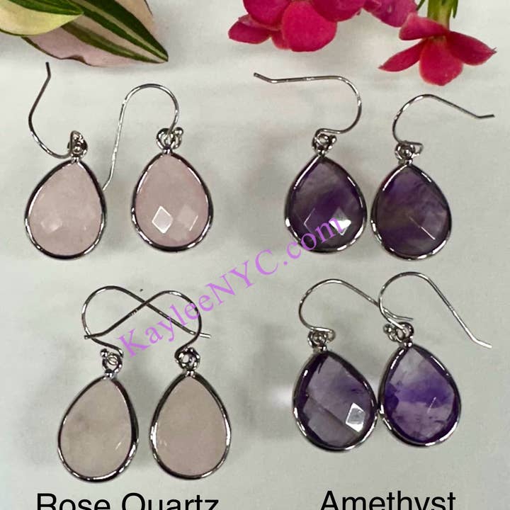 KayleeNYC - Wholesale Dangle Earrings - Crystal Sterling Silver Dangling Earring