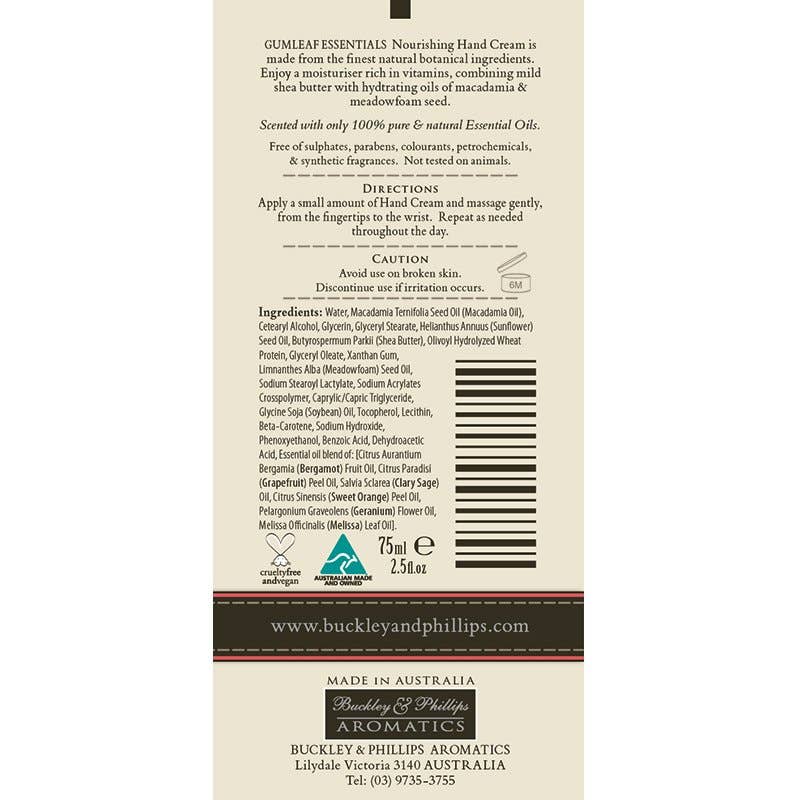 Buckley & Phillips Aromatics - Vendita all'ingrosso Crema/lozione mani - Crema mani Happiness1