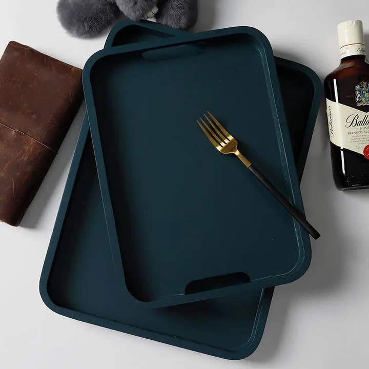 BANDEJA DE SERVIR EM BAMBU Mesa de café Mesa de café Embalagem de frutas bandeja de chá Presente Novo EVT01 por atacado de everythingbamboo