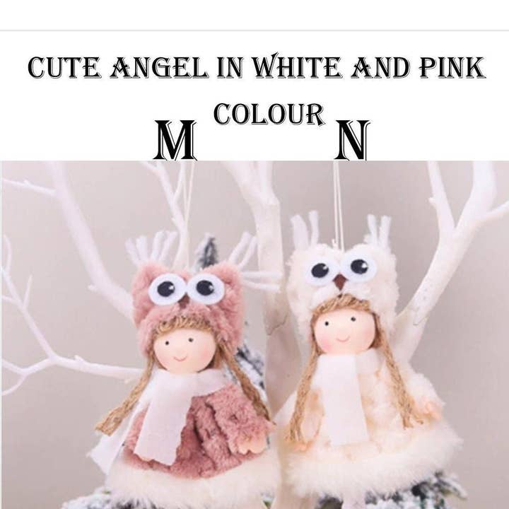 Decorazioni di bambole fatate angelo da appendere all'albero di Natale per la vendita all'ingrosso da parte di Eco Candle Lights