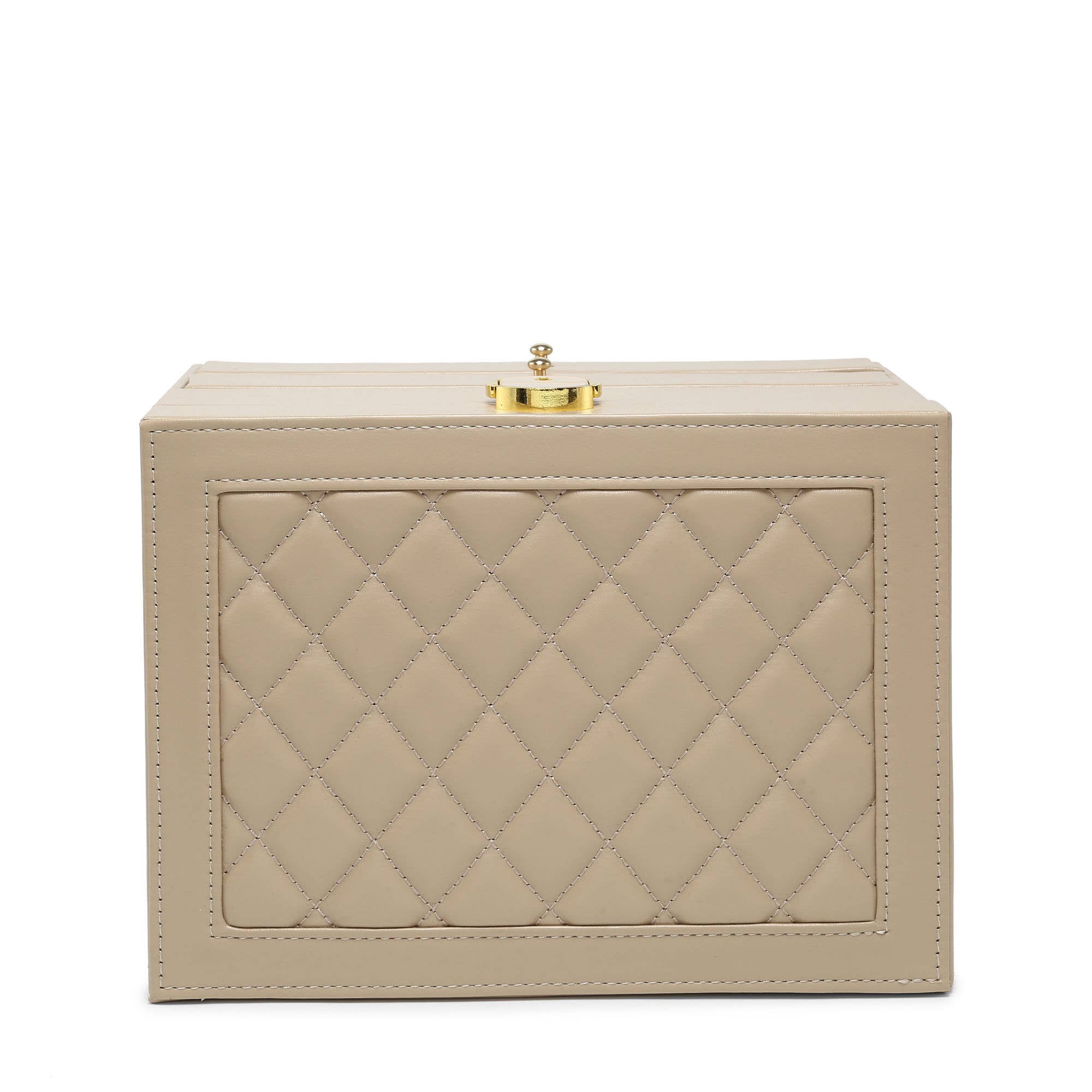 Papaya Fashion Ltd - Vente Boîte/rangement à bijoux - Boîte à bijoux verrouillable à 3 niveaux avec 2 tiroirs9