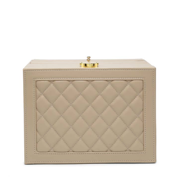 Papaya Fashion Ltd - Vente Boîte/rangement à bijoux - Boîte à bijoux verrouillable à 3 niveaux avec 2 tiroirs9