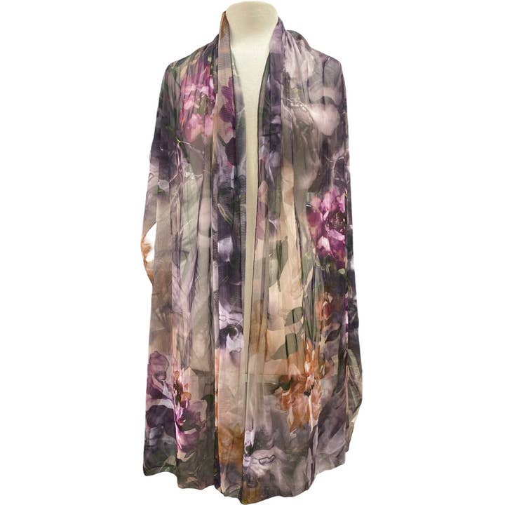 Chal Estola Envolvente de Malla Estampada NYSSA Largo y Ancho para venta al por mayor de Elana Kattan