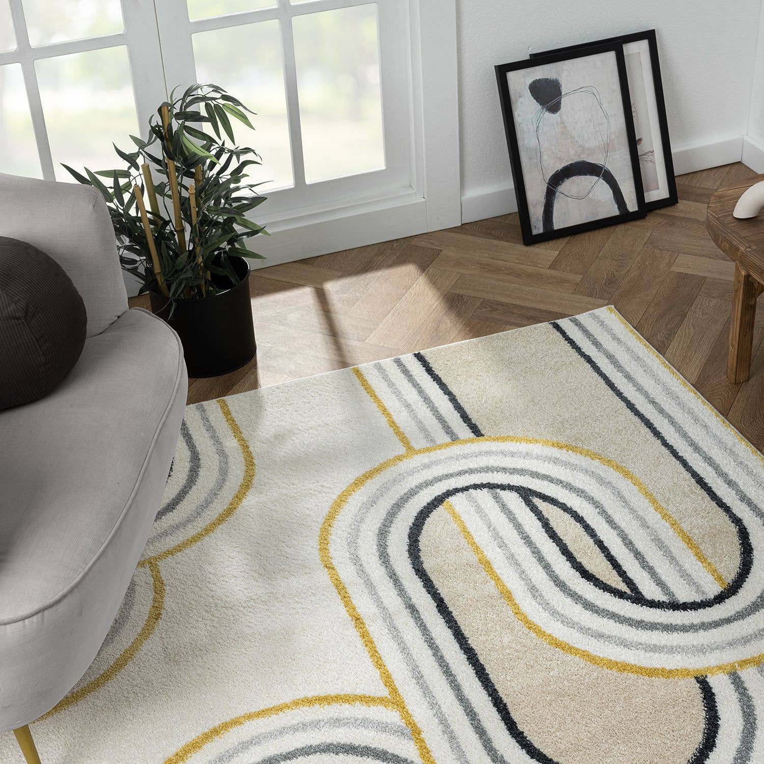 Abani Rugs - Wholesale Area Rug - Abani Rugs Deco Modern Links Area Rug8