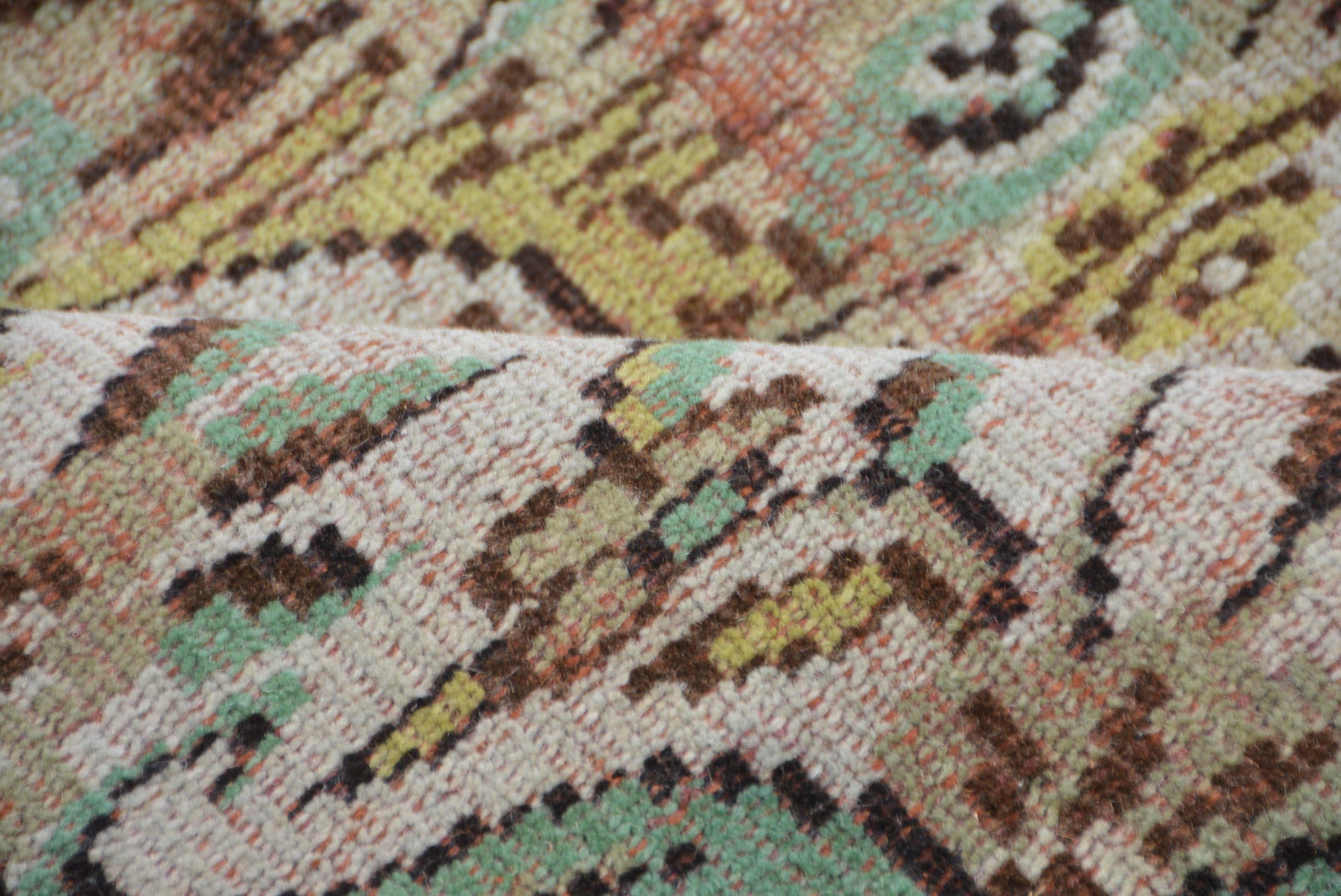 The Loom Wholesale - Wholesale Stair Runner - Handmade Green Wool Rug with Classic Traditional Design8