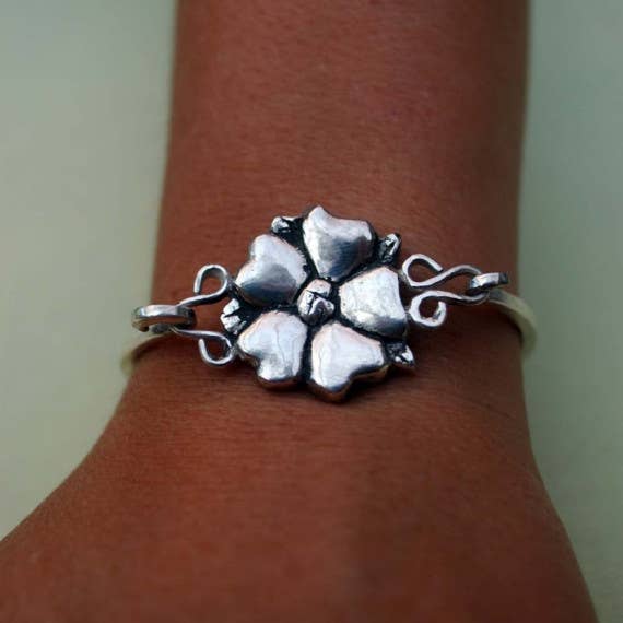Blossom Bracelet for wholesale by Hi Octane | SilverBotanica
