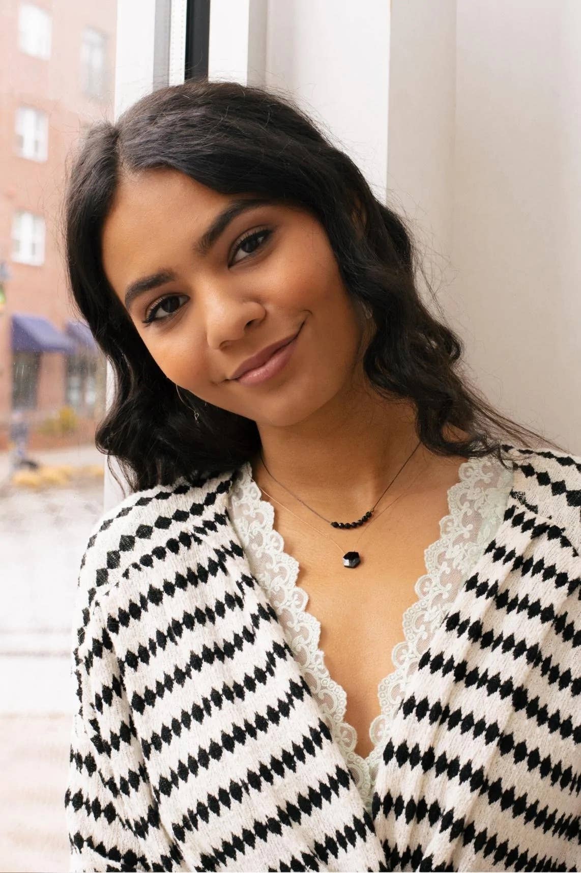 SoulKu – wholesale Beaded/pearl necklace – Black Tourmaline Mercury in Retrograde Necklace1