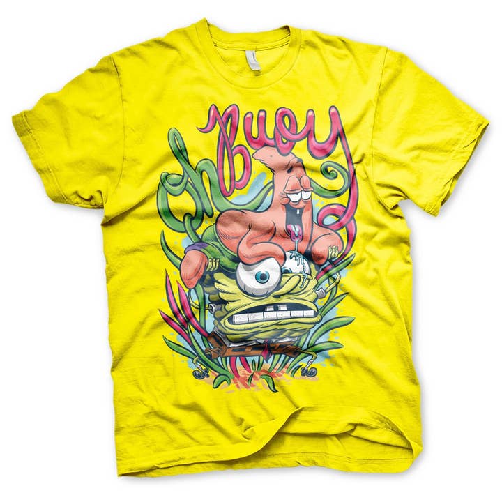 Hybris Production AB – Großhandel T-Shirt mit Siebdruck – Unisex – SpongeBob Oh Junge T-Shirt