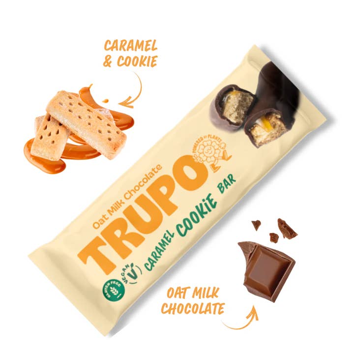 Caramel Cookie Bar (Vegan & Gluten-Free) for wholesale by Trupo Treats