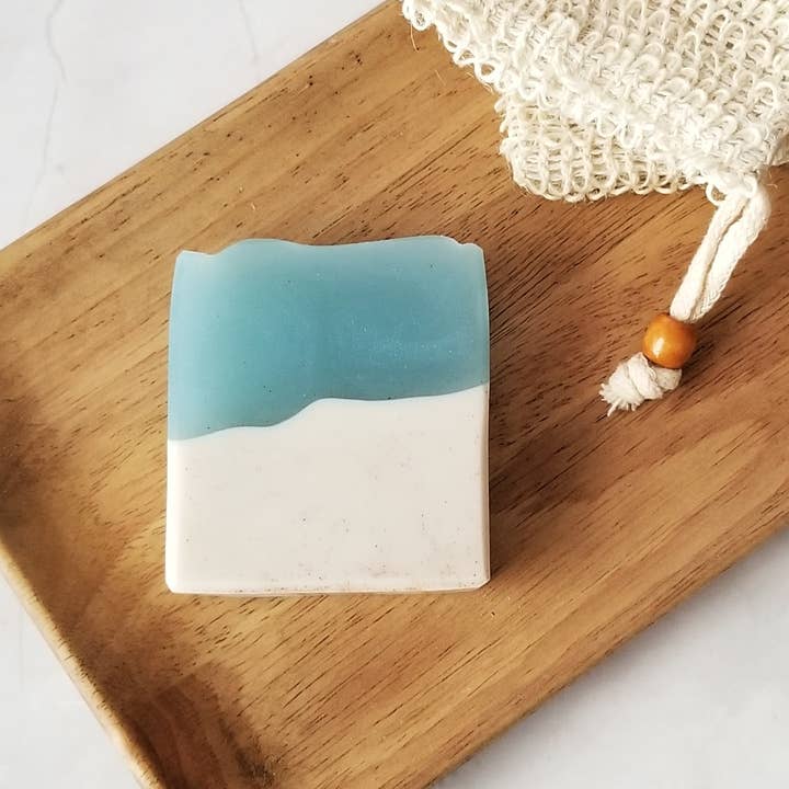 Pretty Soap Co. - Wholesale Bar Soap - Sea Breeze Cocoa Butter Soap | Sea Salt, Mint, Juniper Scent2