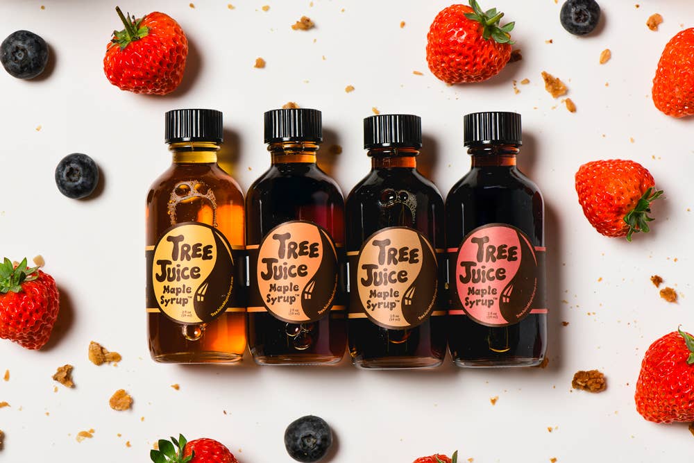 Tree Juice Maple Syrup - Wholesale Maple Syrup - Tree Juice Maple Syrup Grade Sample Pack12