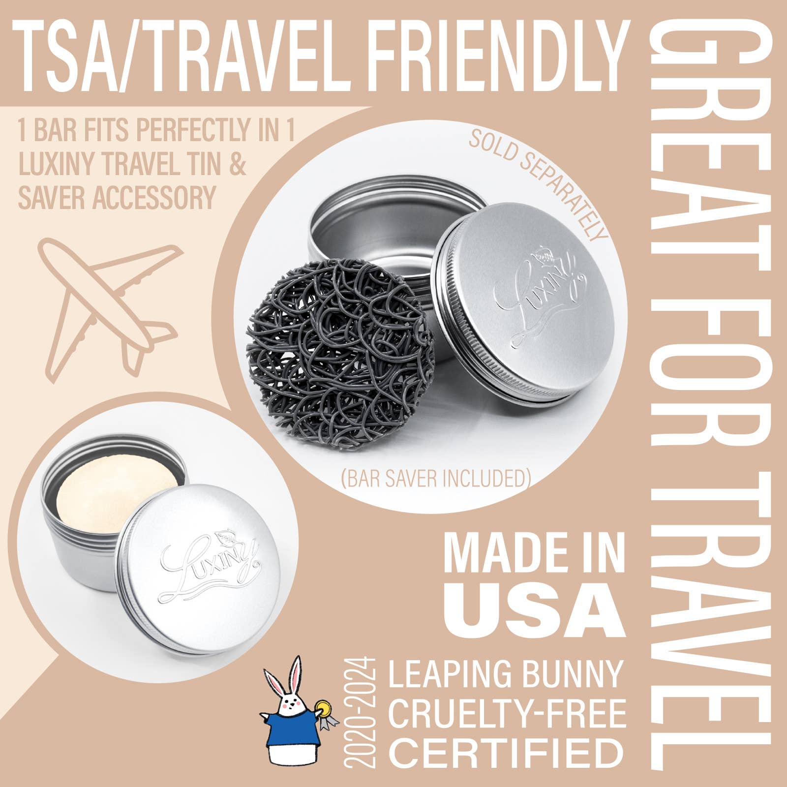 Luxiny Products - Luxurious Bath and Body - Wholesale Hair Conditioner - Conditioner Bar | Unscented | Strength | Rice Protein Water3