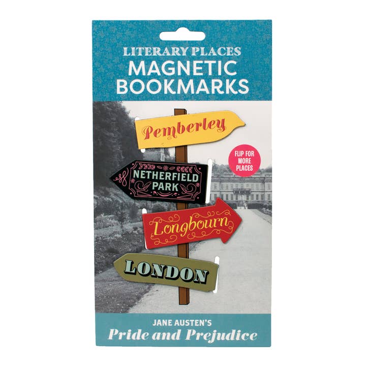 Juego de Marcapáginas Magnéticos de Orgullo y Prejuicio de Jane Austen para venta al por mayor de Unemployed Philosophers Guild