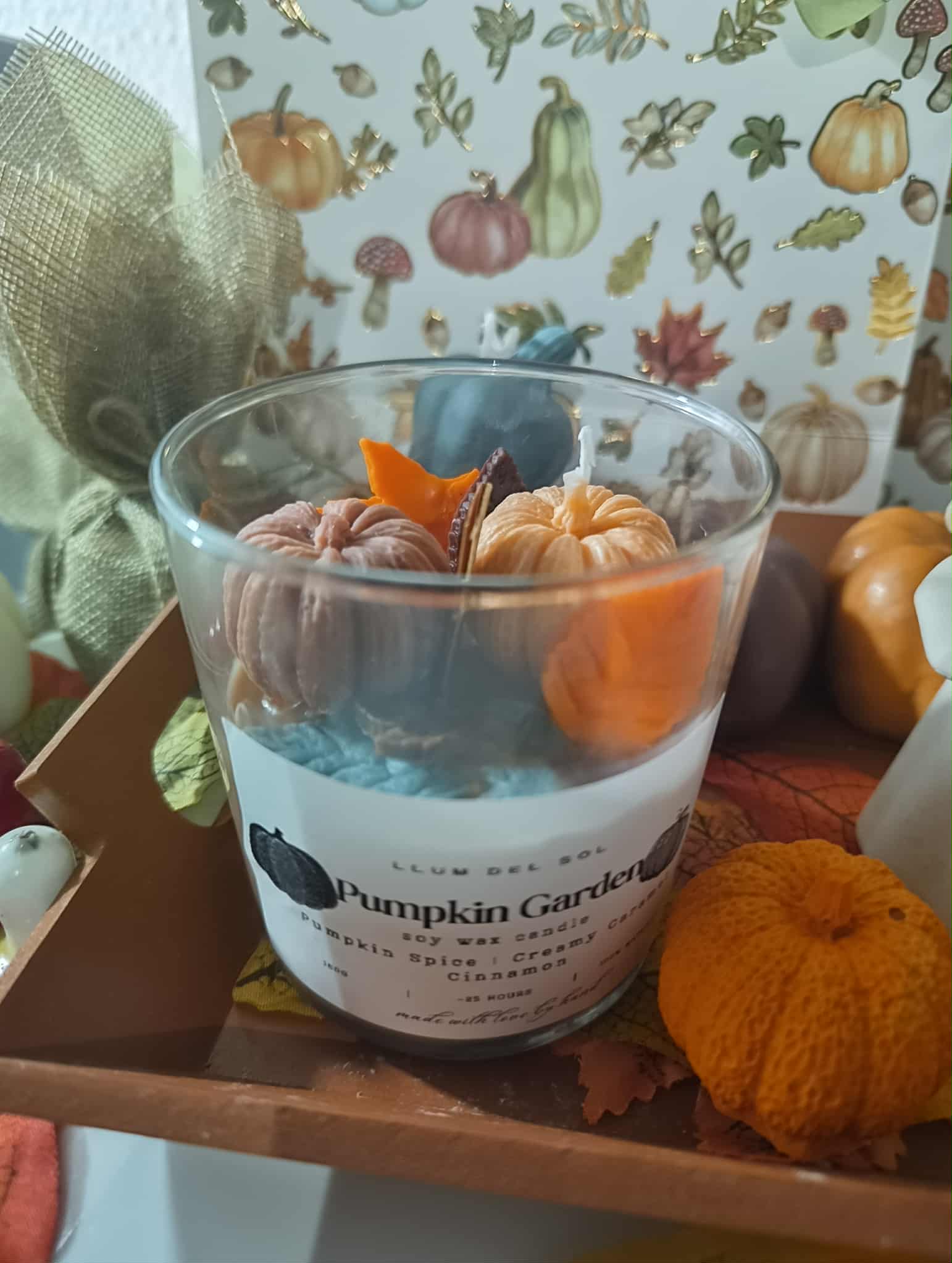 Llum del Sol - Wholesale Jar/Filled Candle - Pumpkin Candle Chai Candle – Pumpkin Spice, Creamy Caramel 17