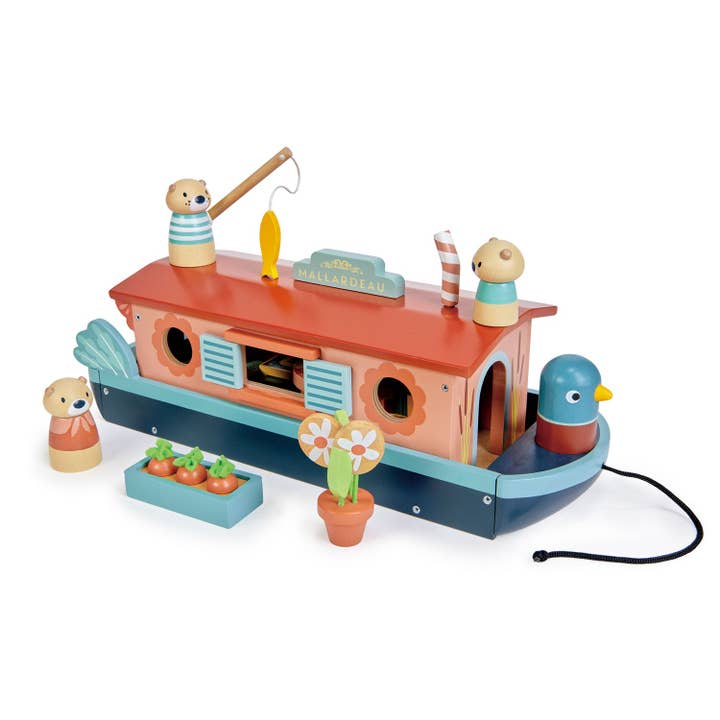 Little Otter Canal Boat for wholesale by Tender Leaf Toys