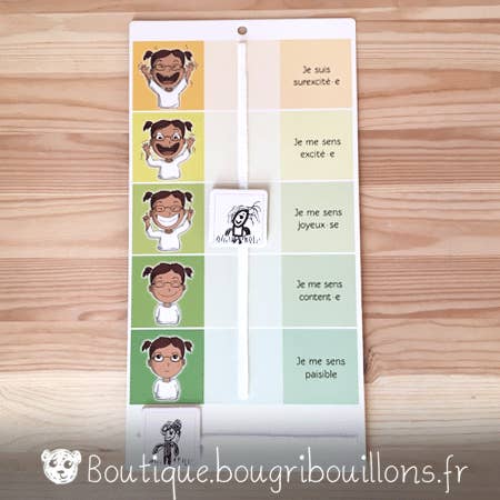 Bougribouillons - Vente Livre – enfant - Les échelles des émotions