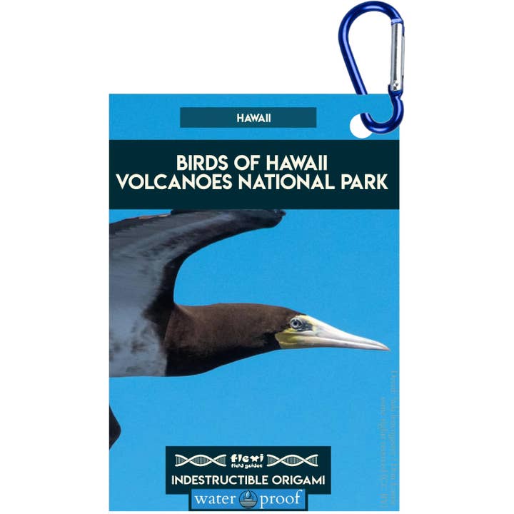 Uccelli del Parco Nazionale dei Vulcani delle Hawaii - Origami Indistruttibile per la vendita all'ingrosso da parte di Flexi Field Guides