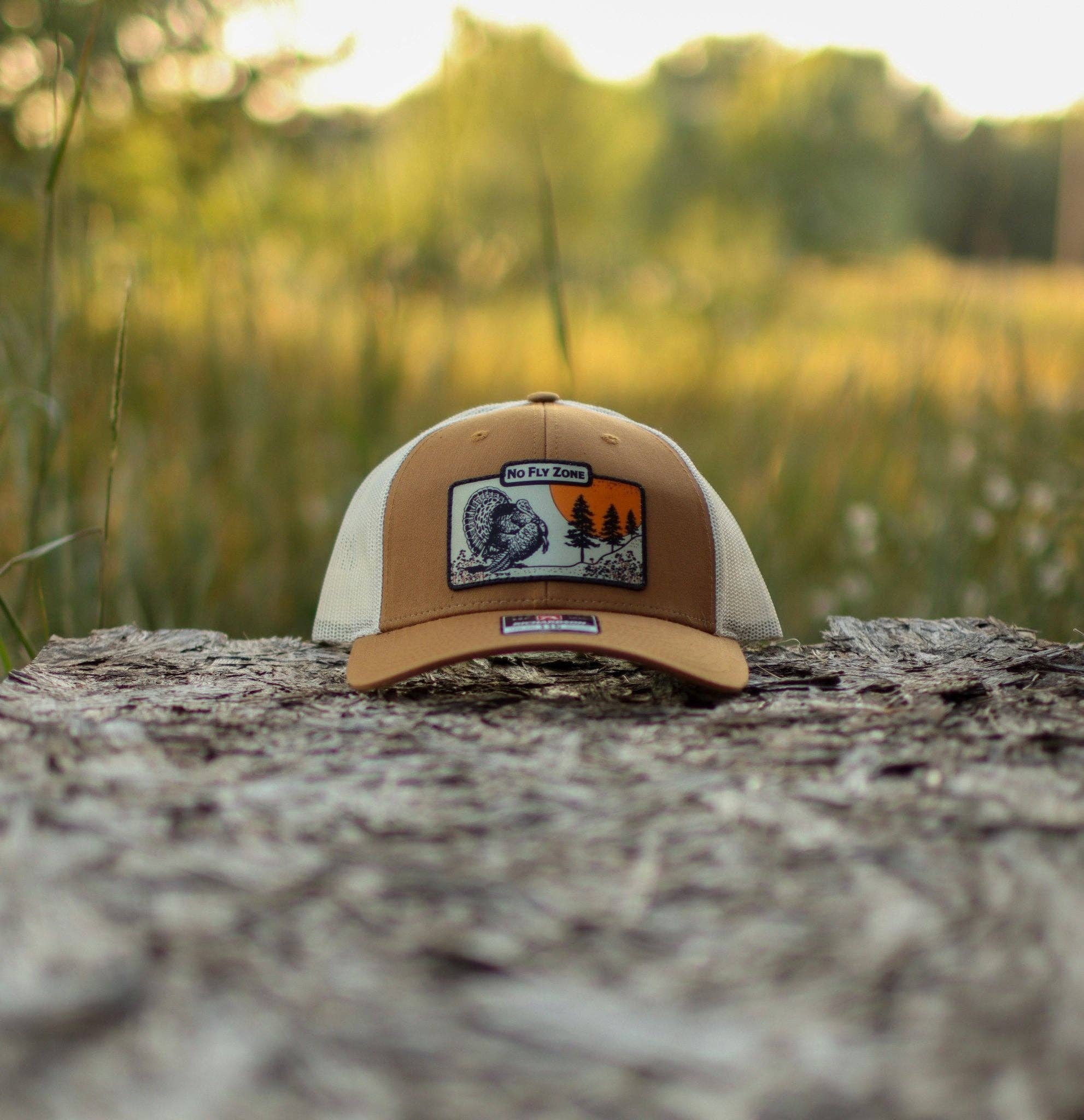 No Fly Zone Waterfowl - Wholesale Trucker Hat - Unisex - Turkey Sunset Hat0