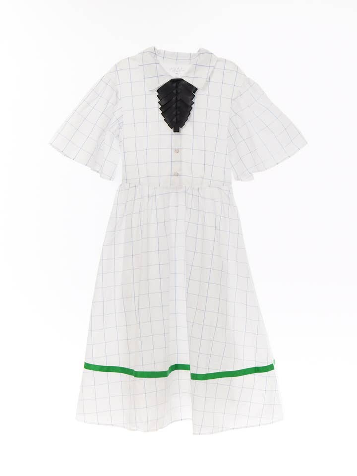 Vestido Lea (xadrez azul) por atacado de Aisabobo