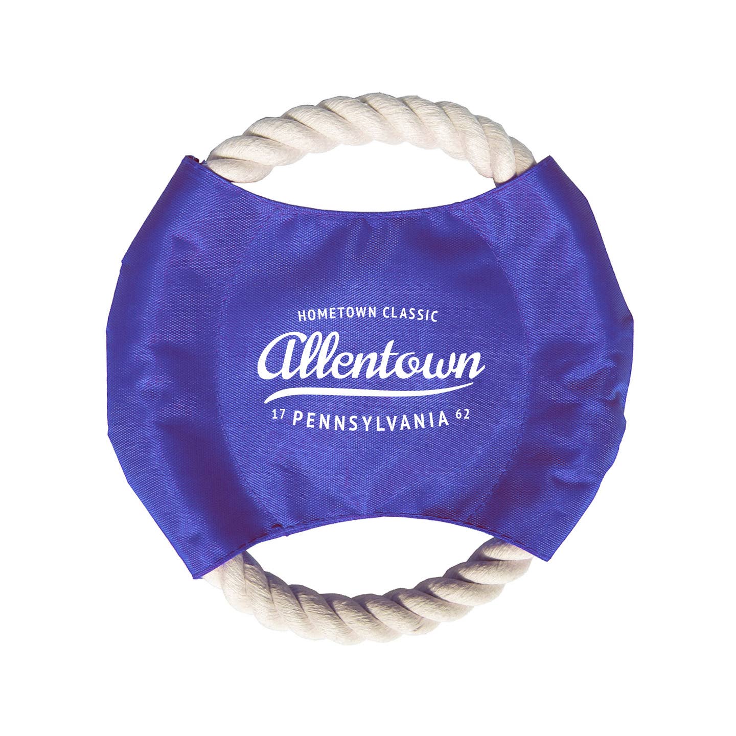 Vintage City Tees - Wholesale Pet Rope Toy - Dog - Hometown Classic - Custom Pet Rope Disc Frisbee0