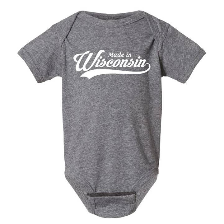 Wi-Wear - Wholesale Bodysuit (Non-Footed) - Baby - Made in Wisconsin Babie/Toddler Onesie3