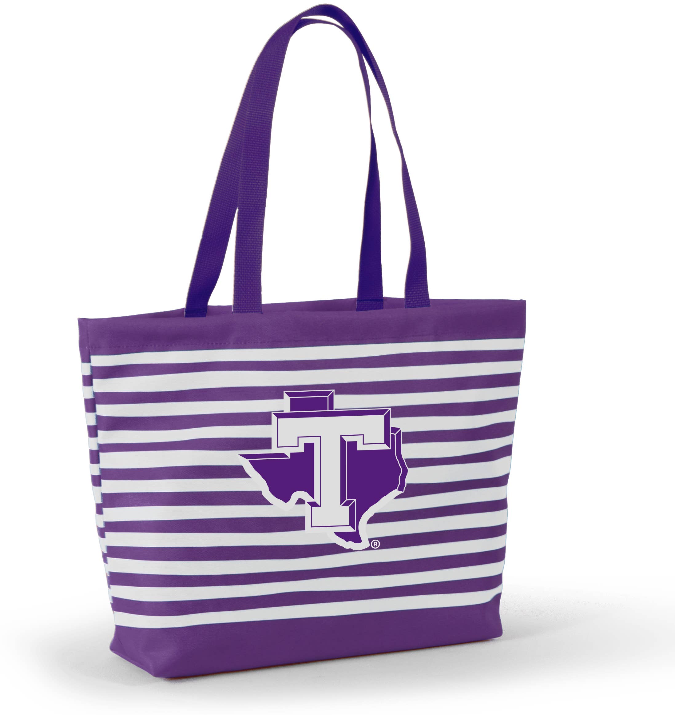 Desden - Vendita all'ingrosso Borsa tote - Donna - Nuovo! Borsa a righe ondulate Tarleton State Tatum Tote di Desden