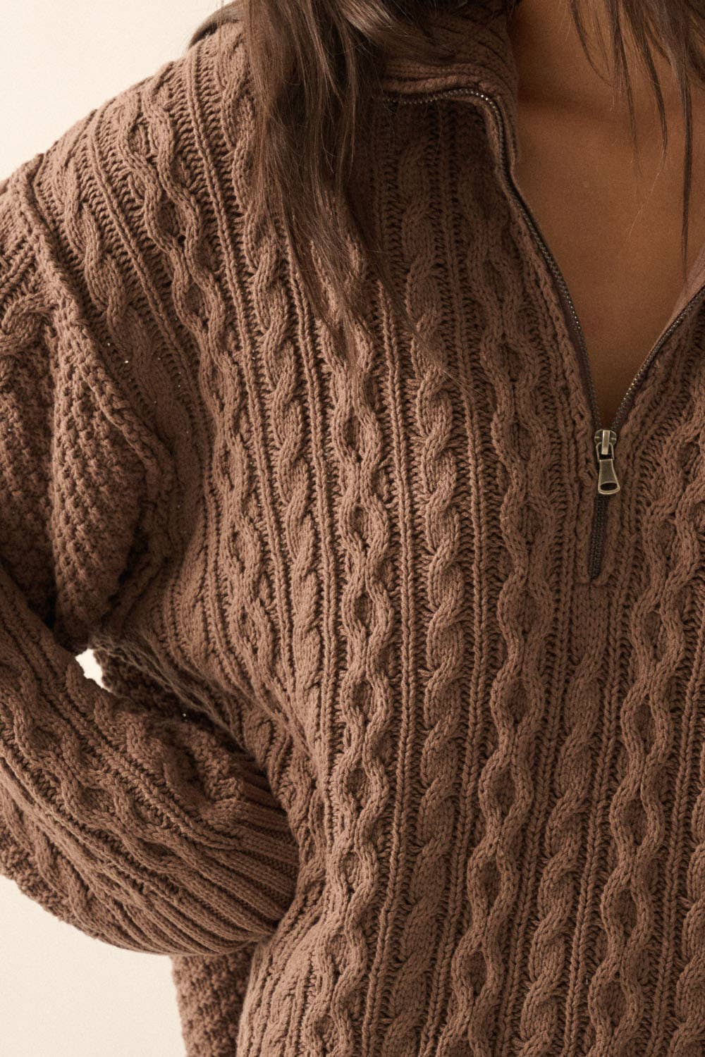 Promesa USA - Wholesale Dress - Women's - Cable-Knit Long Sleeve Mini Sweater Dress19