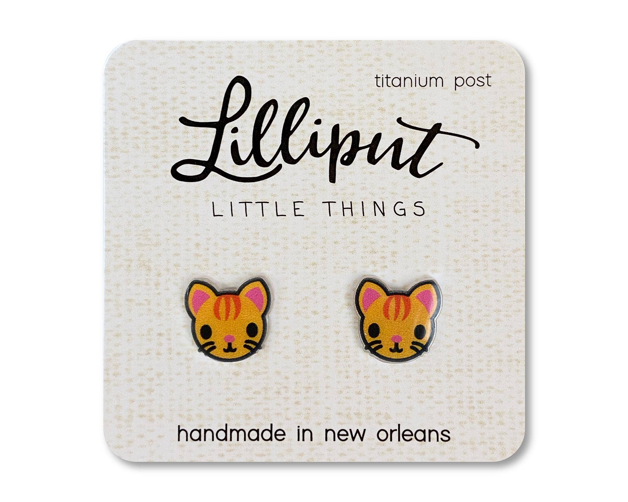 Lilliput Little Things - Wholesale Stud/Post Earrings - Kitty Cat Earrings 6