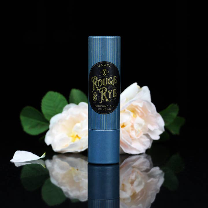 Rouge & Rye - Wholesale Roll-On Fragrance - Hazel Perfume Oil • Tobacco, Vanilla and Rose