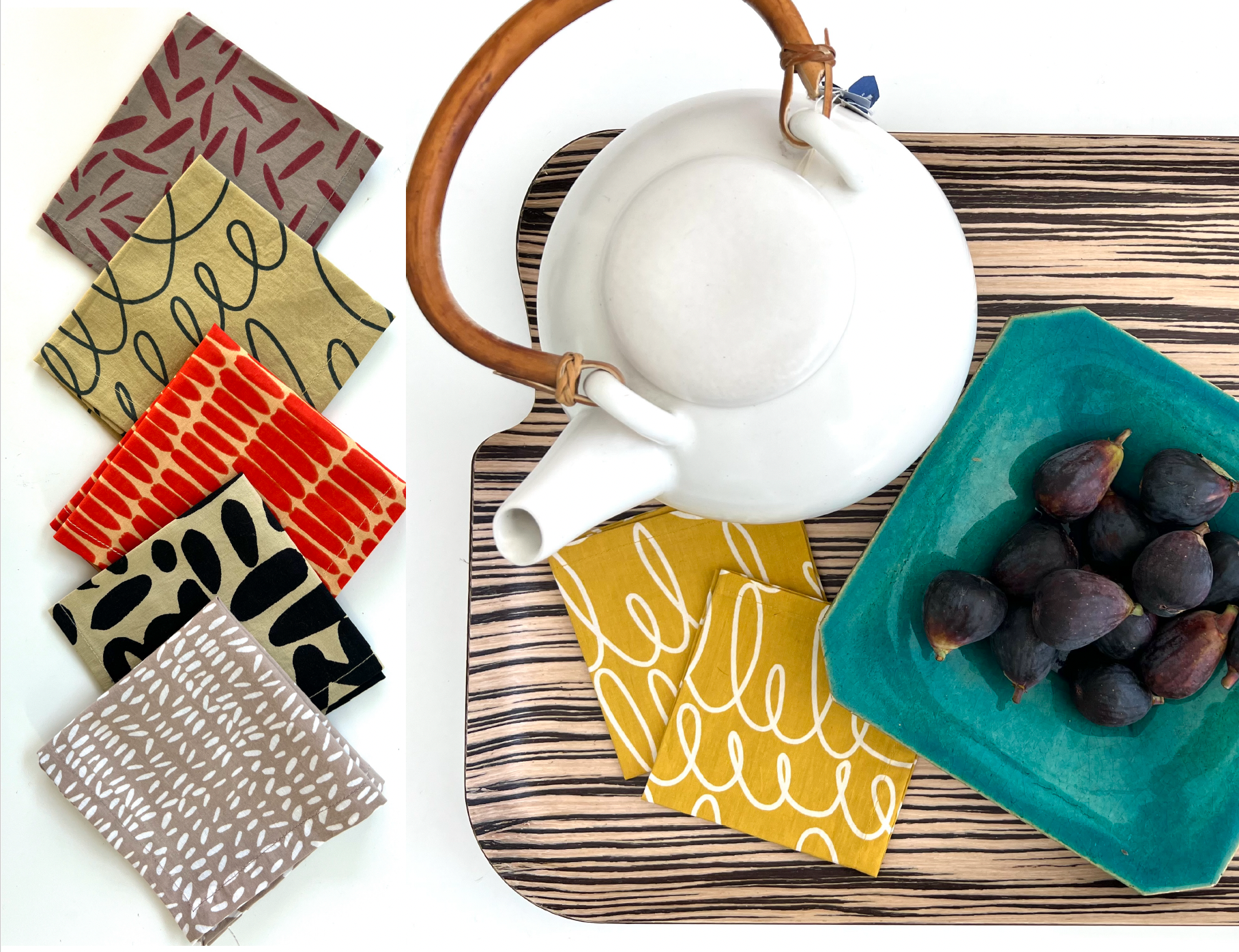 See Design - Wholesale Dinner & Cloth Napkin - Cocktail Napkins (Set of 4)31