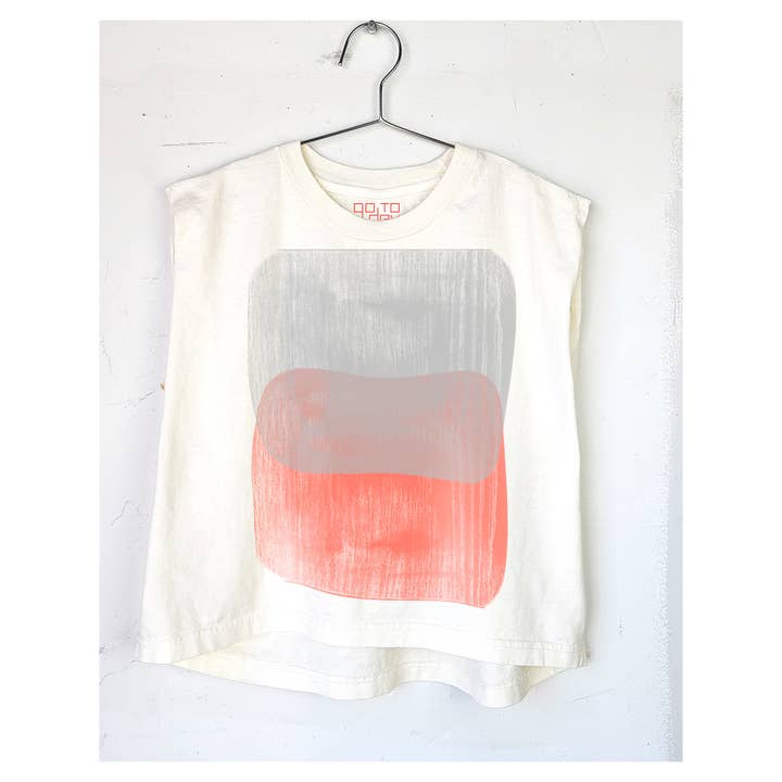 Go To Devil - Wholesale Screen Printed T-Shirt - Women's - Haze Joan Heavyweight Muscle Tee1