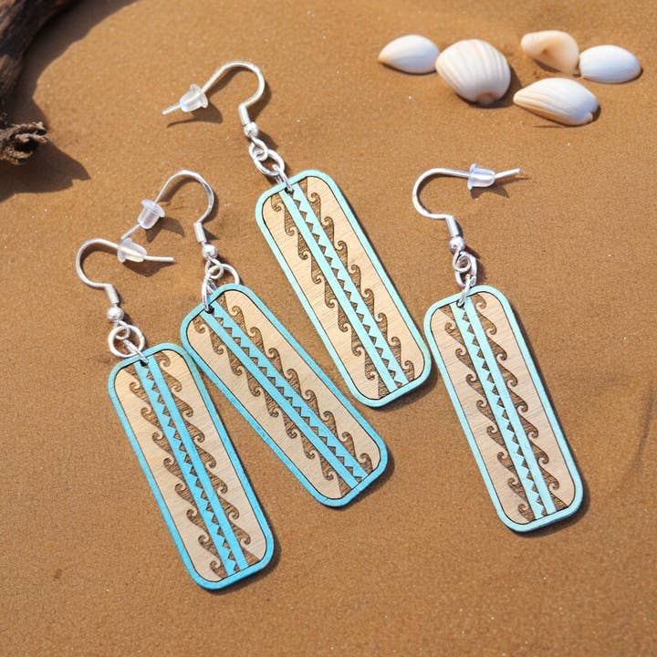 WAVE BAR | Dangle Earrings for wholesale by Sadie J. & Co.